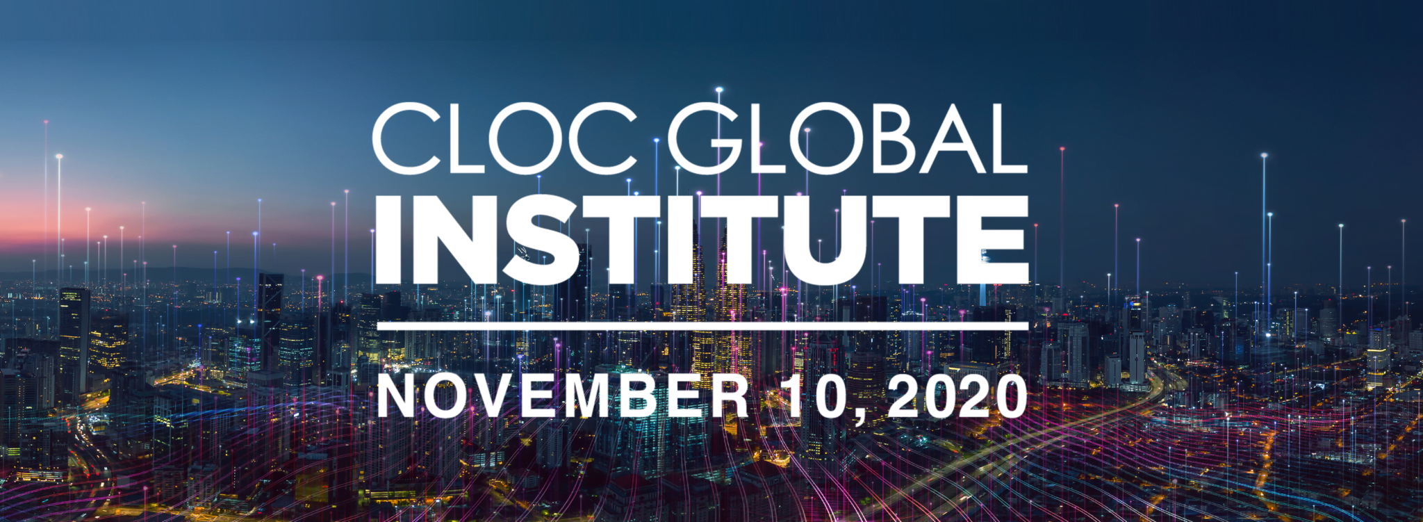 CLOC Global Institute major announcements expected LawTech.Asia